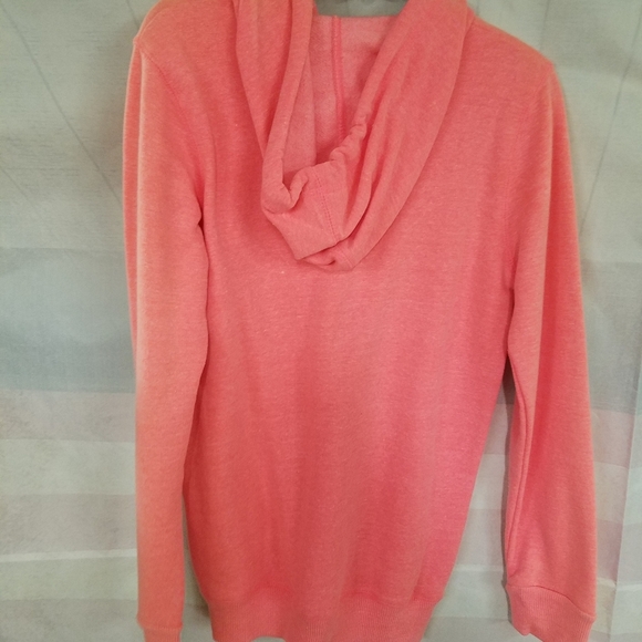 Bobbie Brooks Bright Pink Zip Front Hoodie - Picture 6 of 7